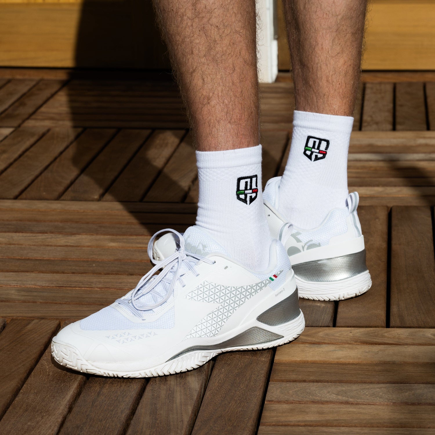 3-Pack Performance Compression Sock - White