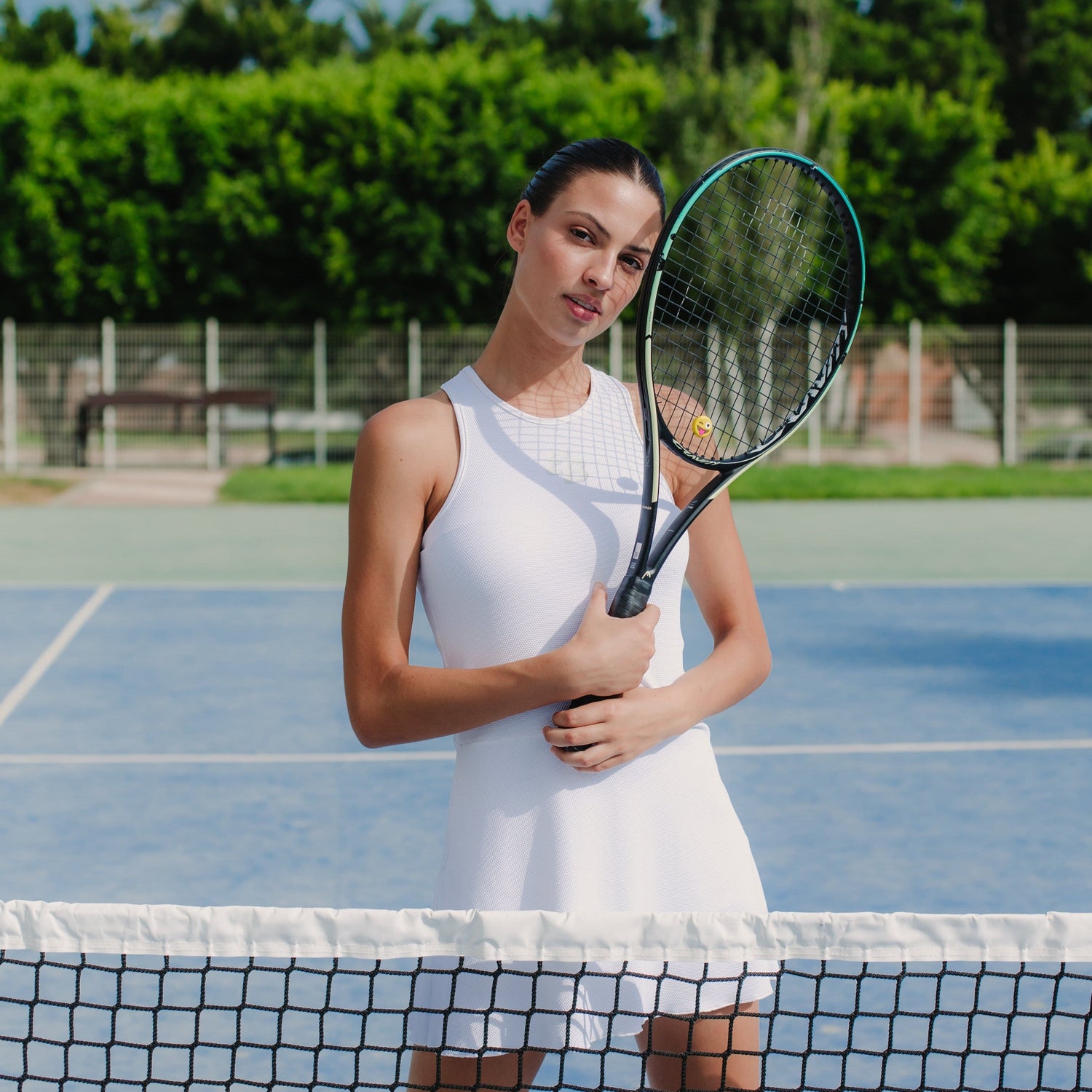 Catania Dress in White