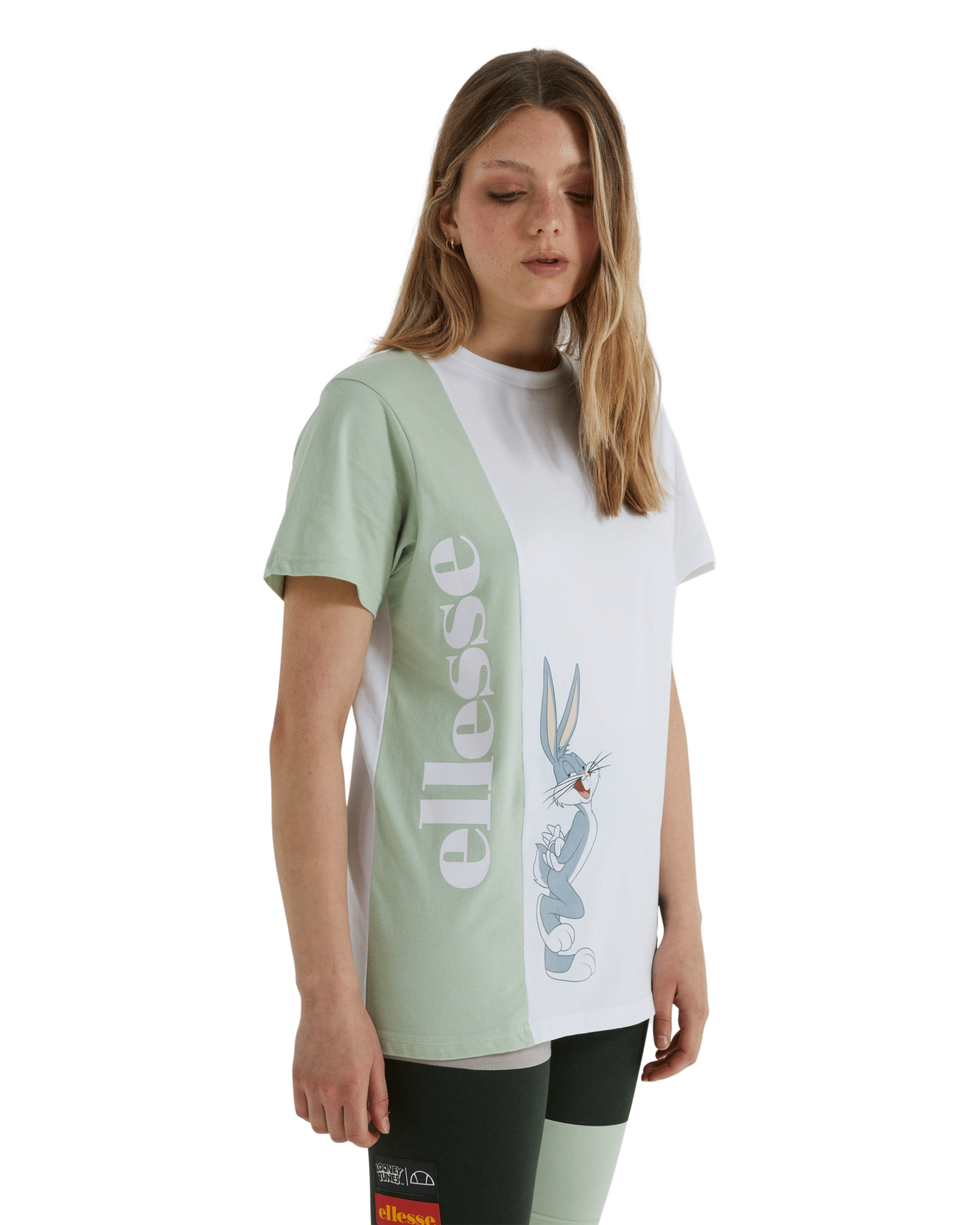 Ellesse Tweetood Looney Tunes White Oversized T Shirt Golden Age of Tennis