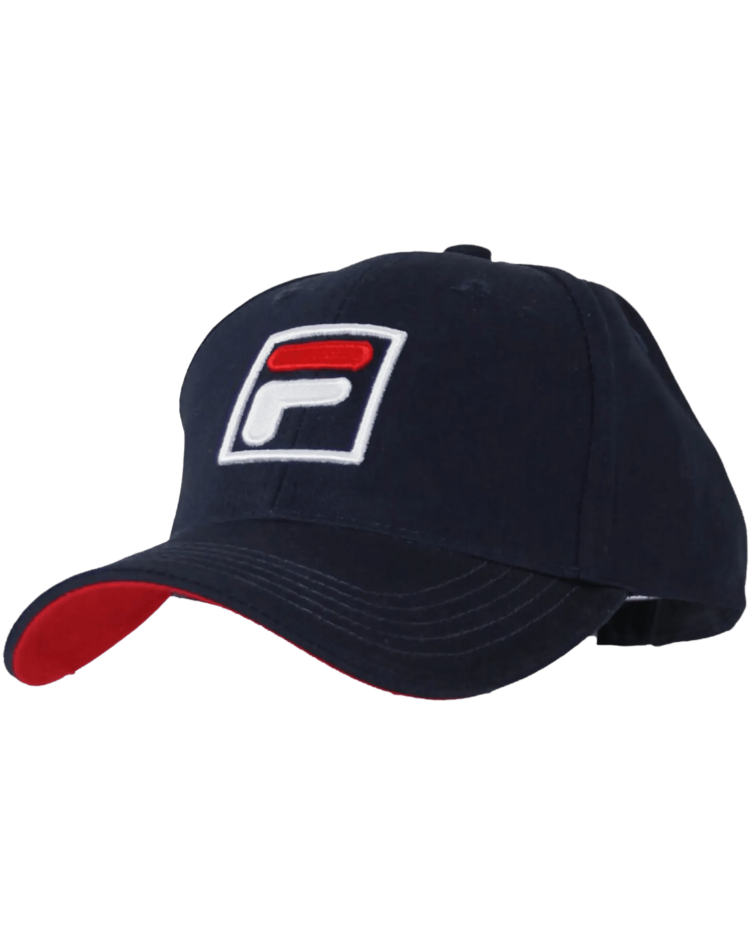 Fila Forze Baseball Cap in Peacoat Blue / Fila Red