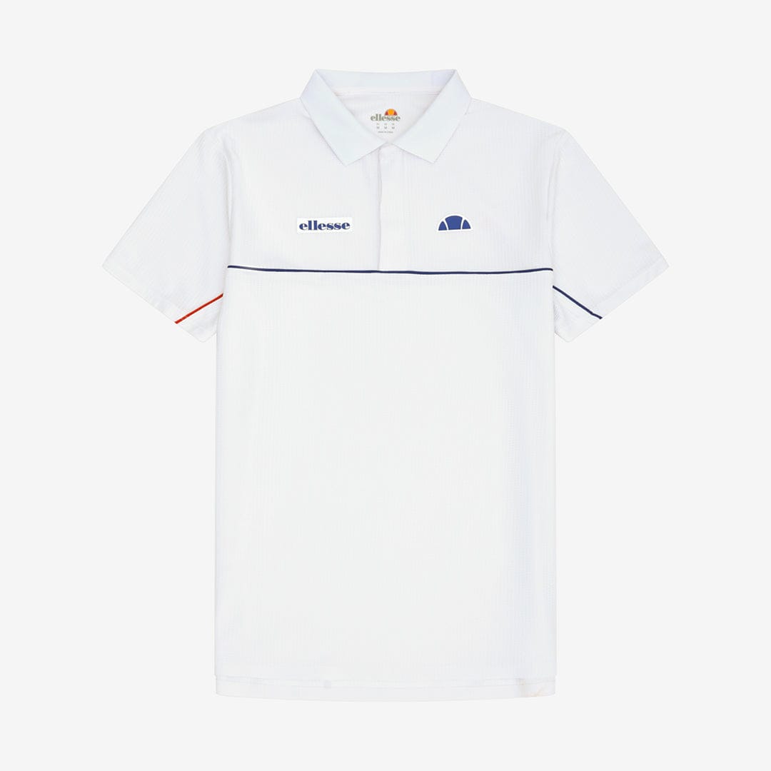 Ellesse Harbour Polo in White | Men's Ellesse Tennis Polo Shirts