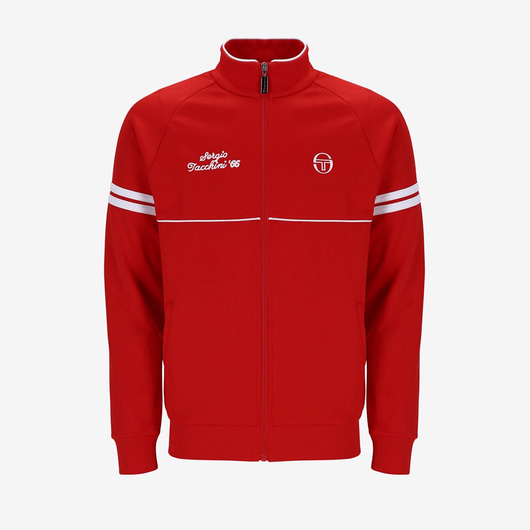 Sergio Tacchini Orion Davis Track Top In Adrenaline Rush/White