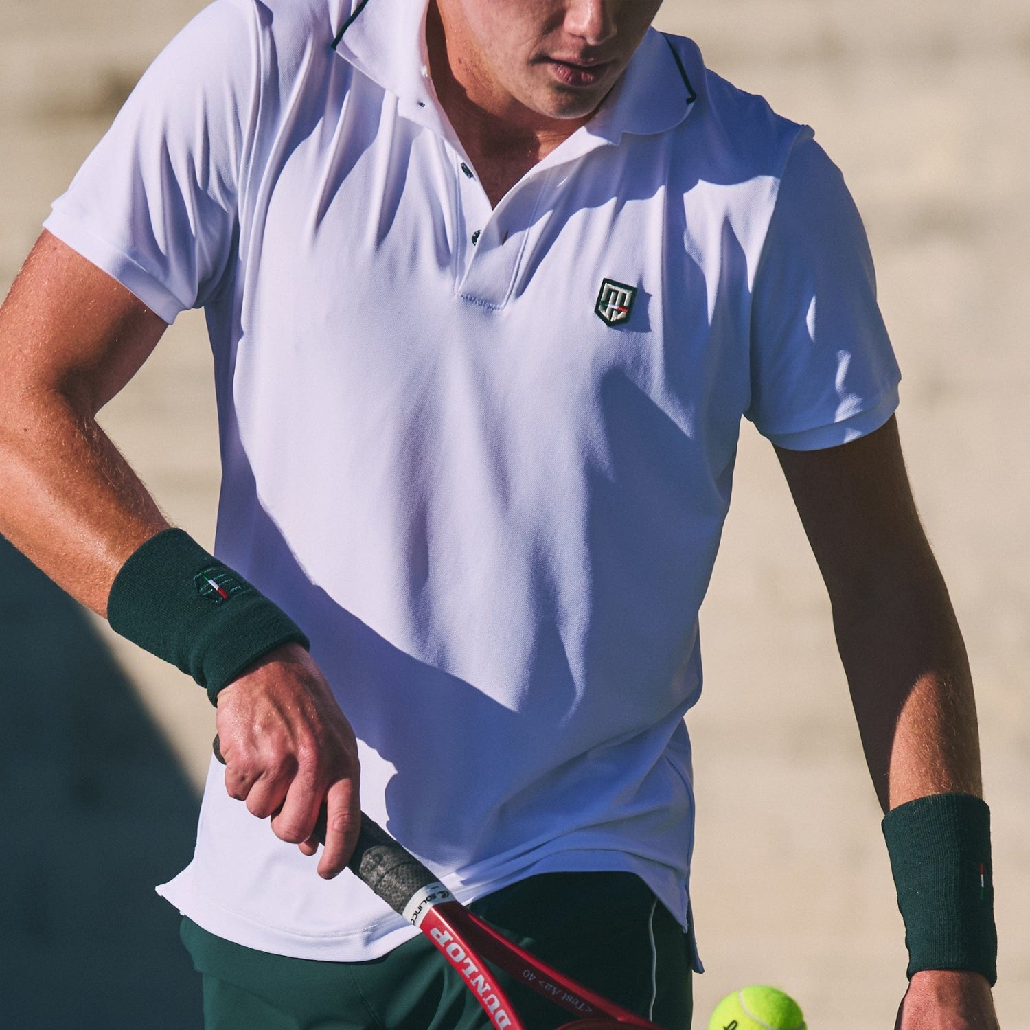 Retro IV Polo - Bianco / Terra