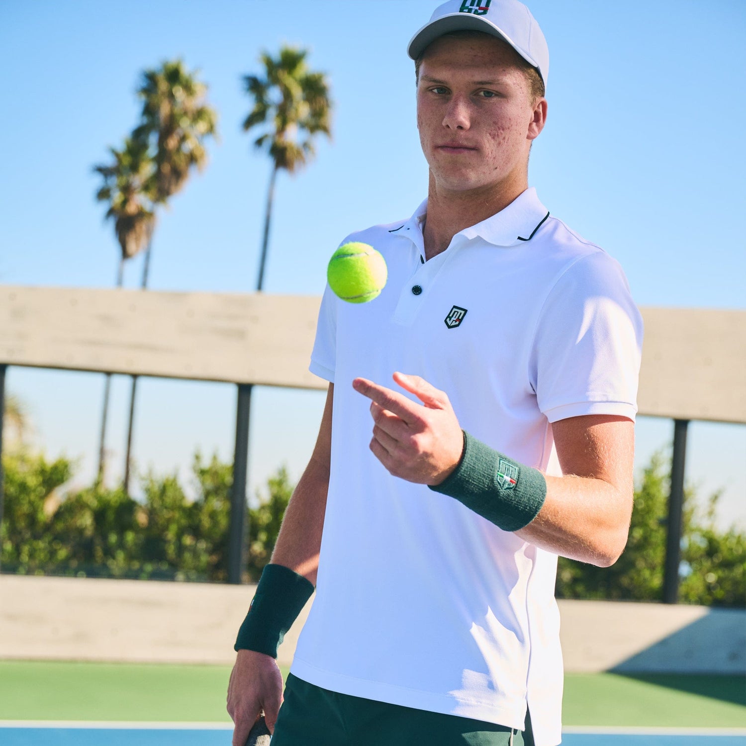 Retro IV Polo - Bianco / Terra