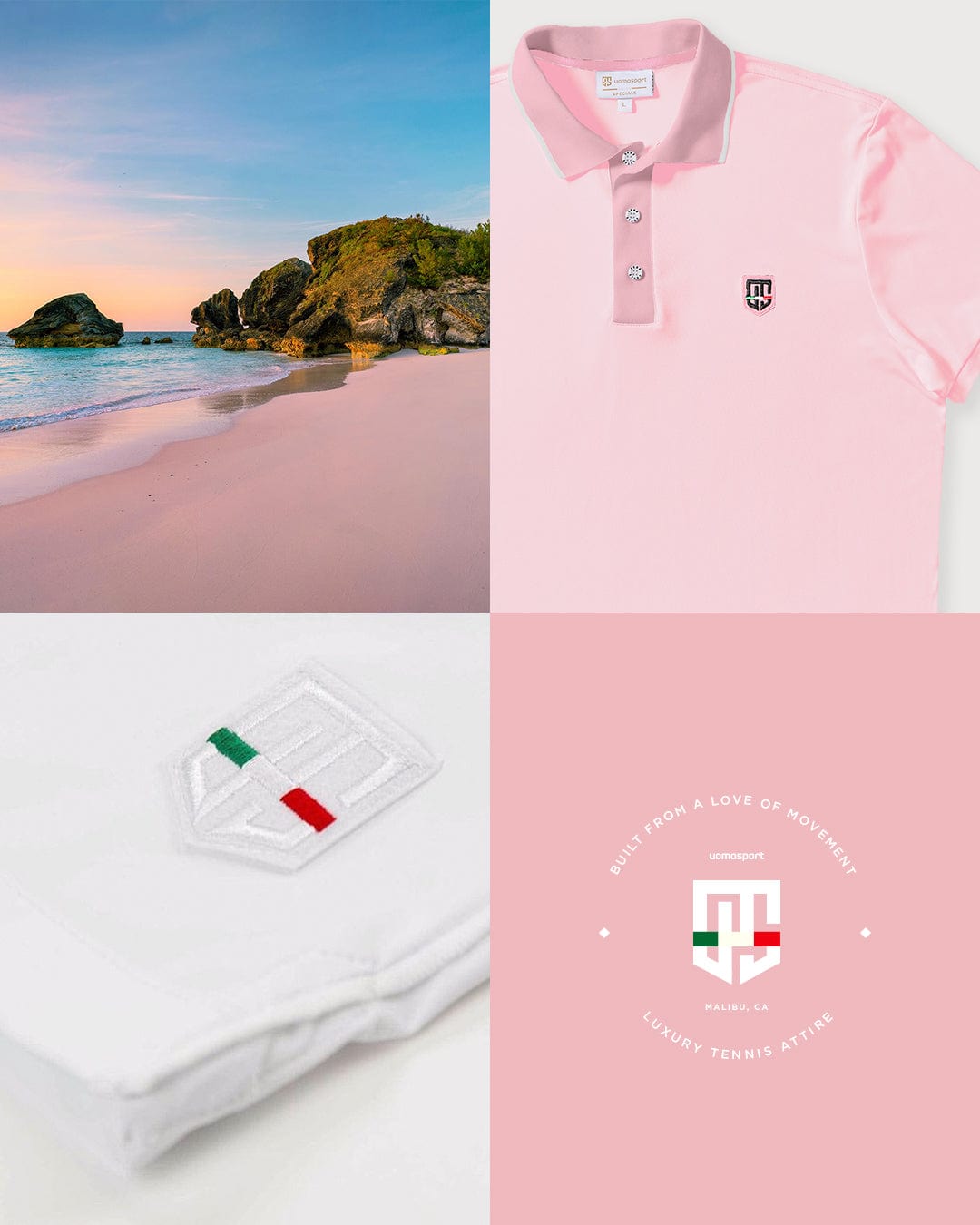Retro IV Polo - Paradiso Rosa