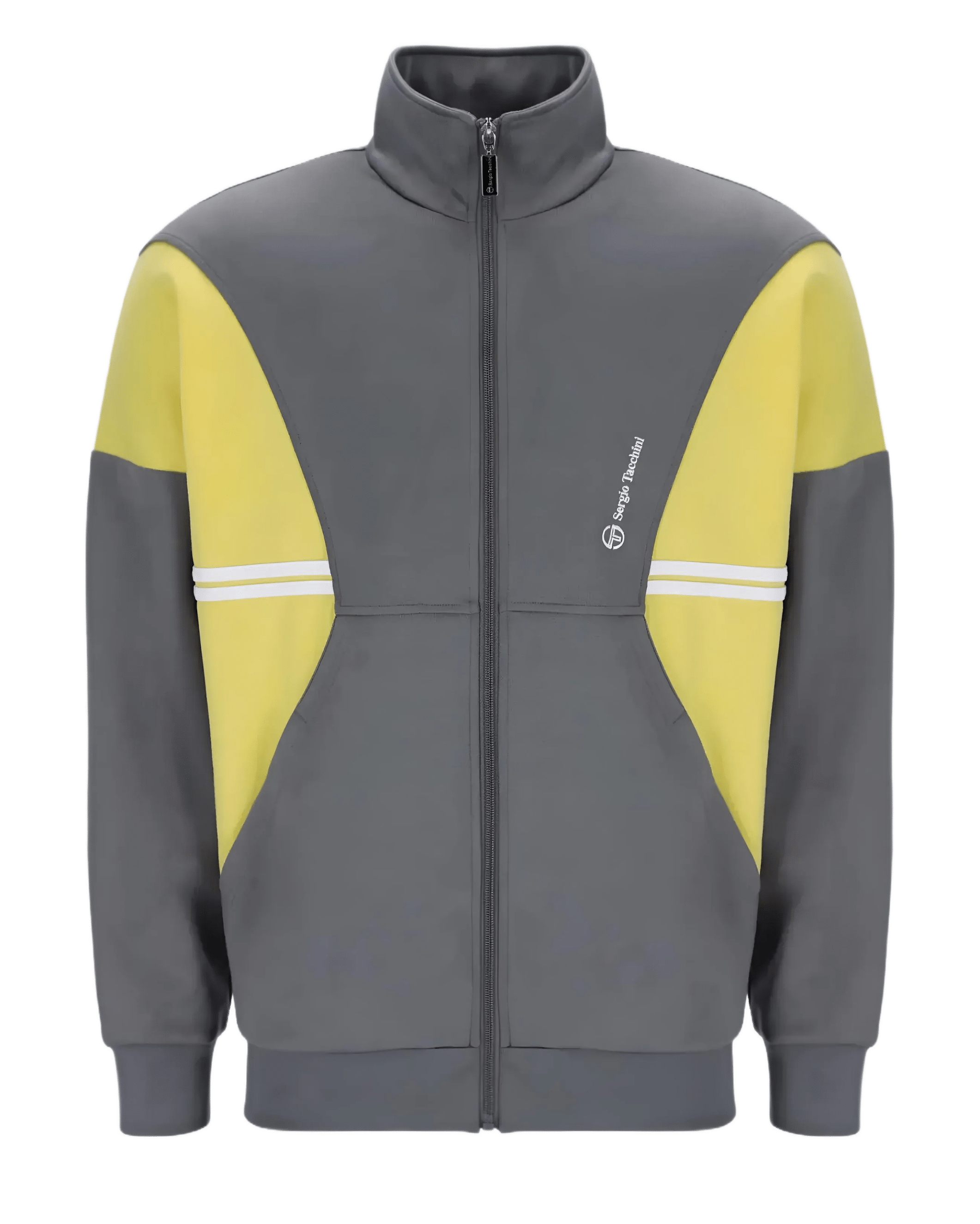 Blow TJ Track Jacket in Quiet Shade/Lemon Drop/White
