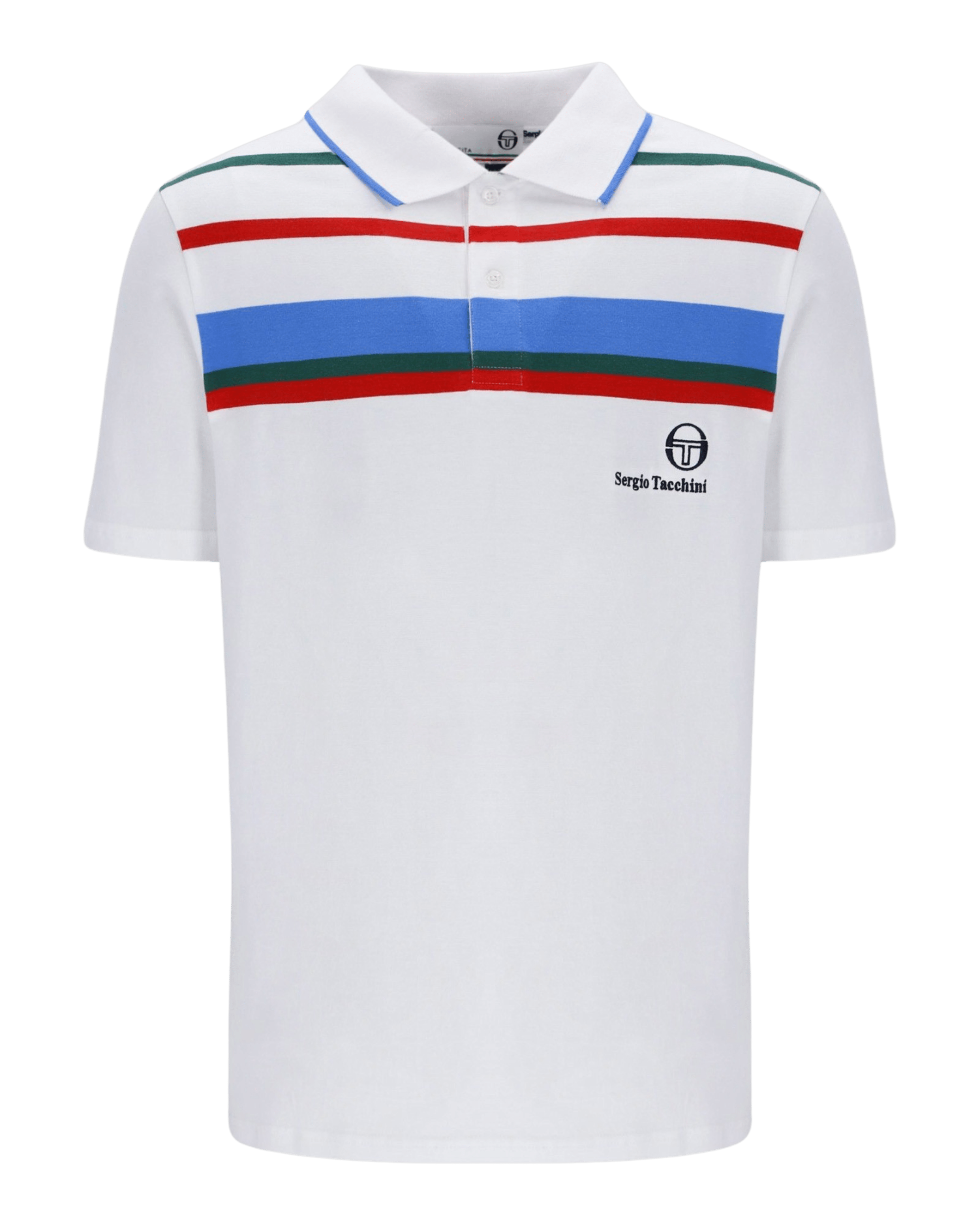 Sergio Tacchini Denver Polo Shirt In White