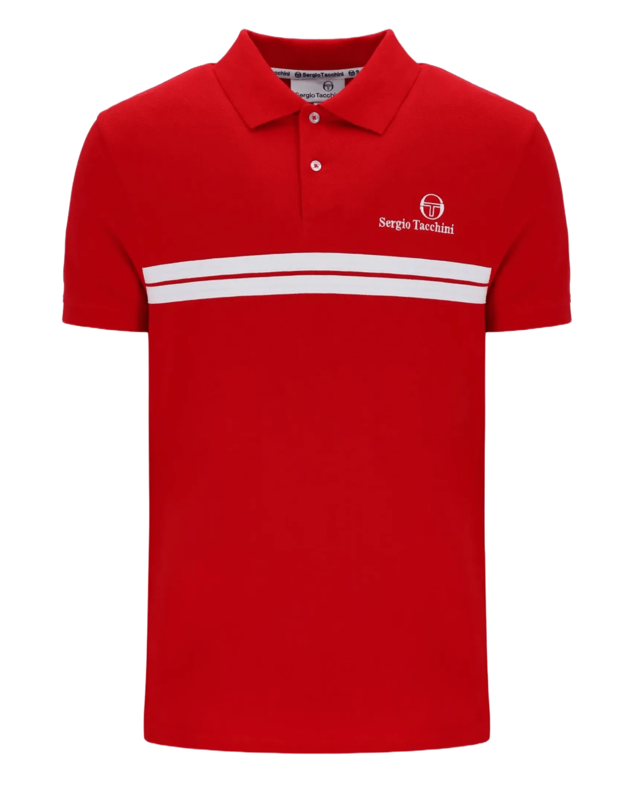 Sergio Tacchini New Supermac P Polo Shirt in Adrenaline Rush