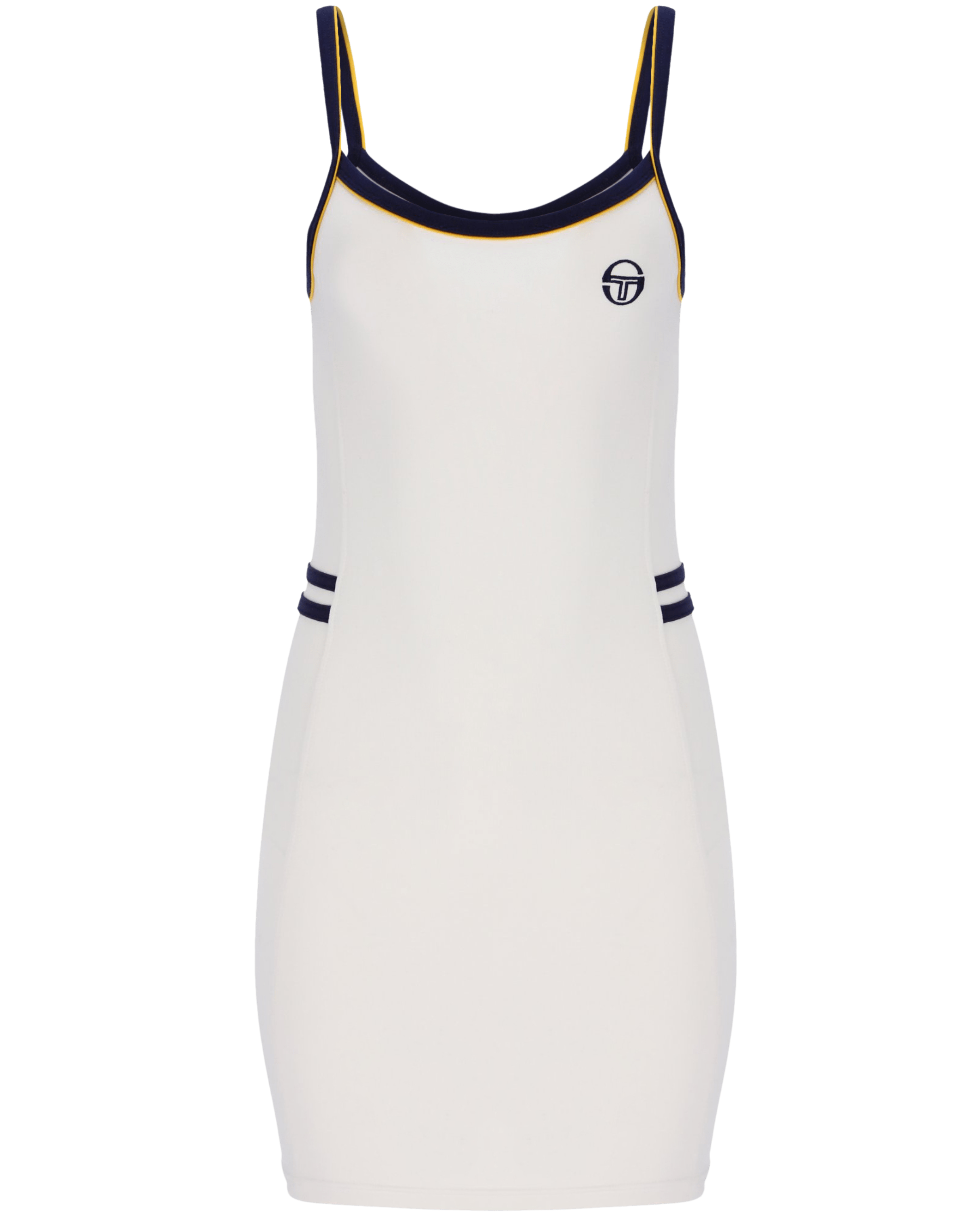 Vinci Dress Short Dress In Gardenia — Golden Age of Tennis
