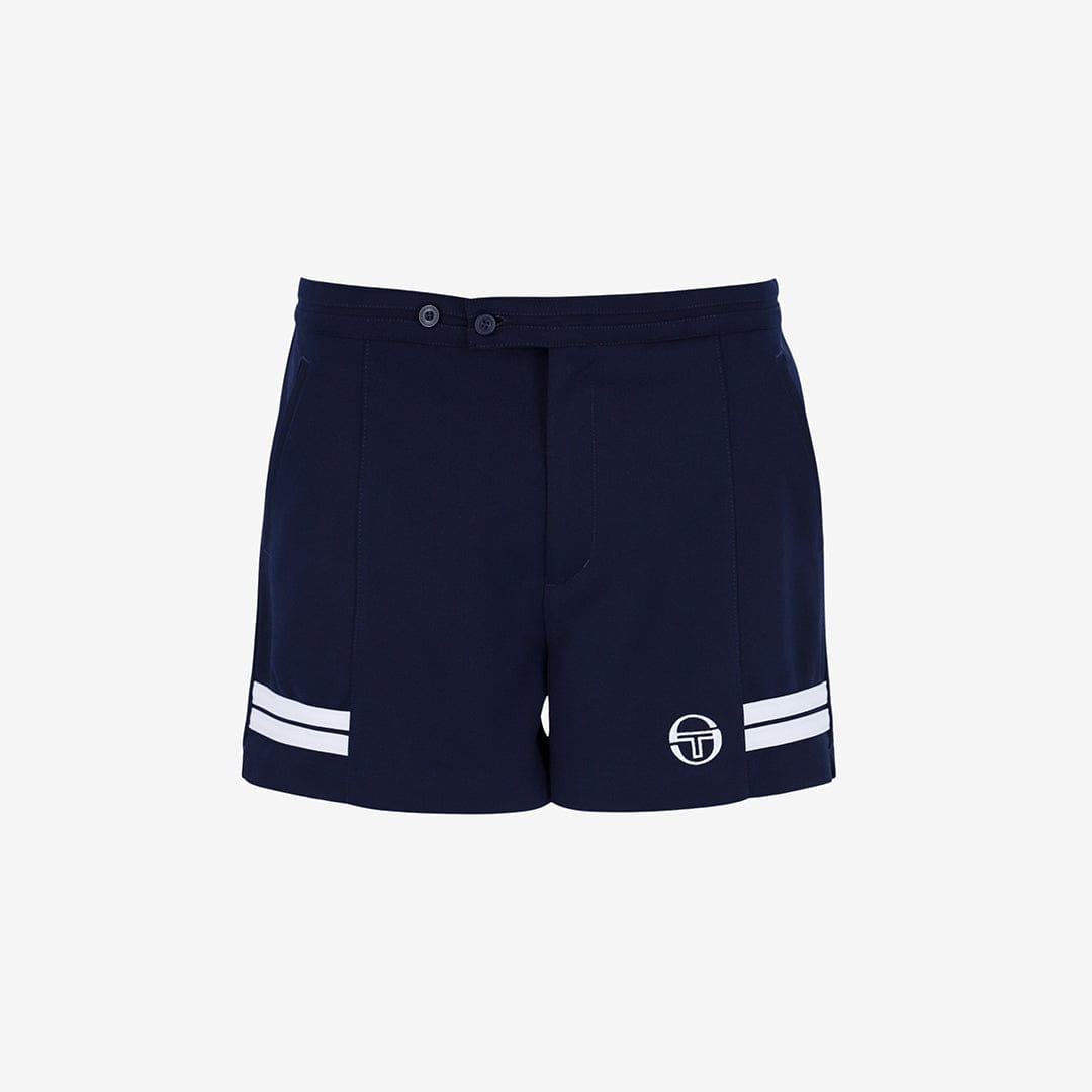 Sergio Tacchini SuperMac Tennis Shorts in Blue | Men's Sergio