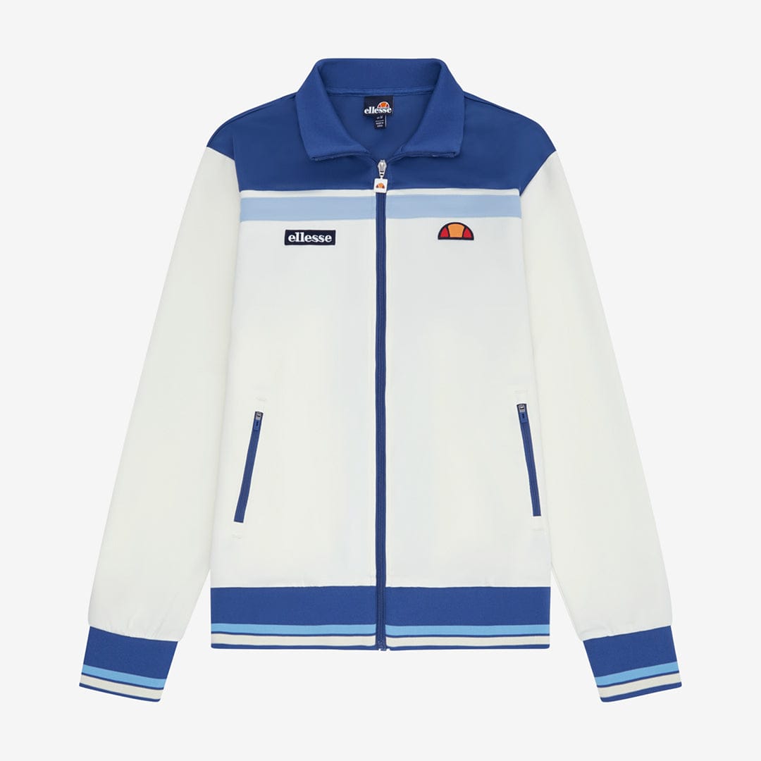 Ellesse Vignola Track Top in Off White/Navy