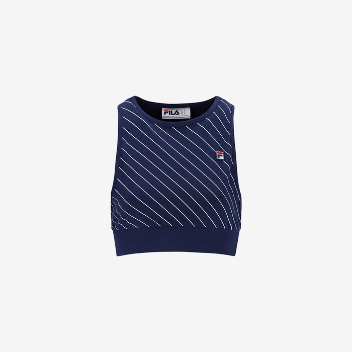 Karla Crop Top in Navy