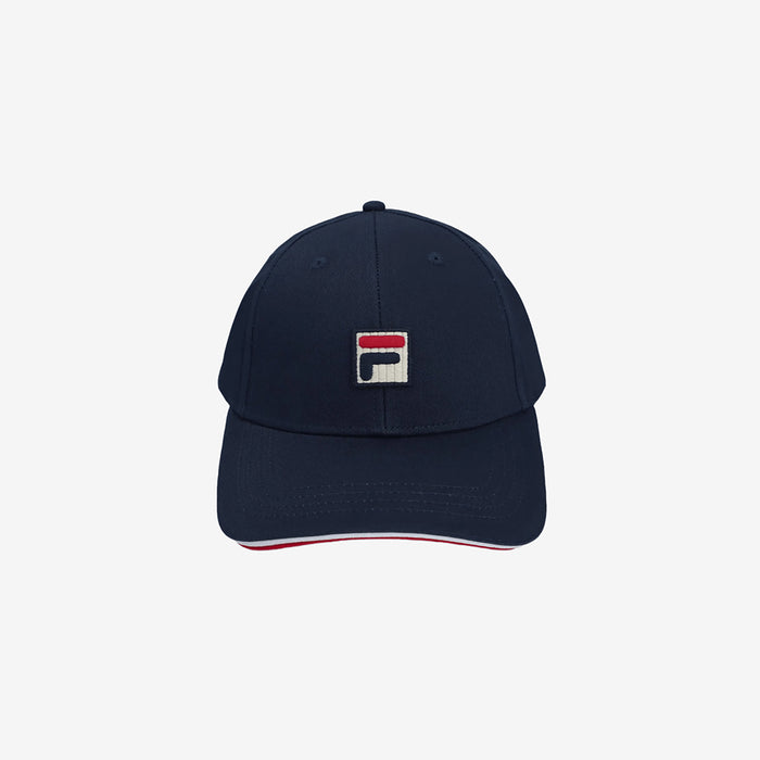 Harris 6 Panel Cap W The Classic F Box Badge in Navy