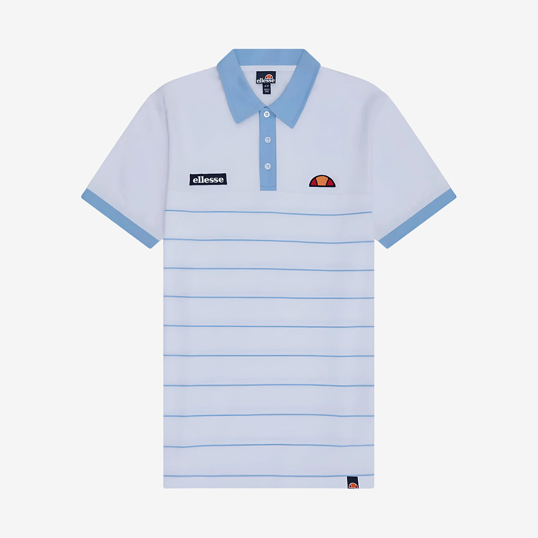 Tor Polo In White/Light Blue