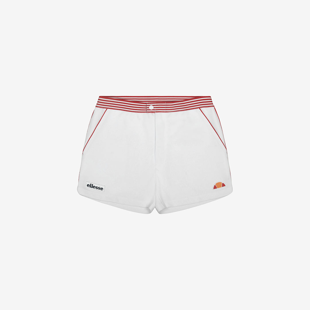 Vilas Renzo Tennis Shorts in White & Orange