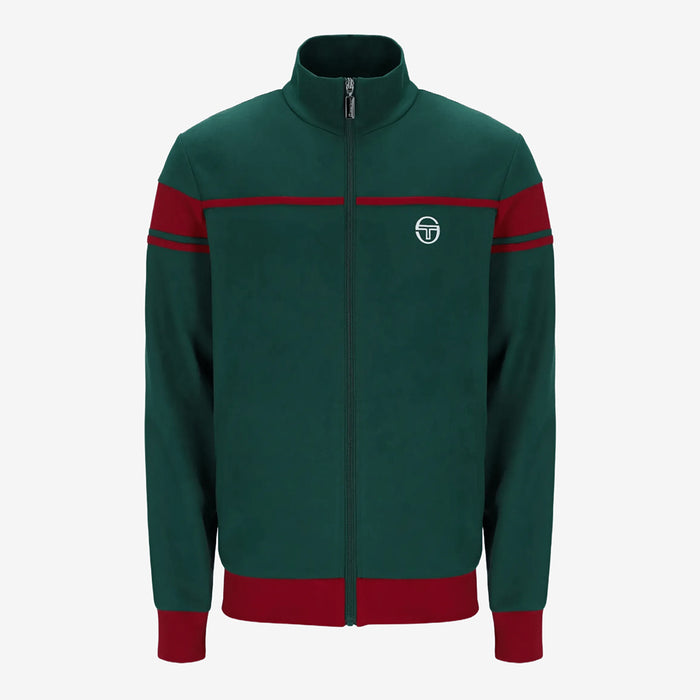 New Damarindo TT Track Top in Rainforest/Sundried Tomato