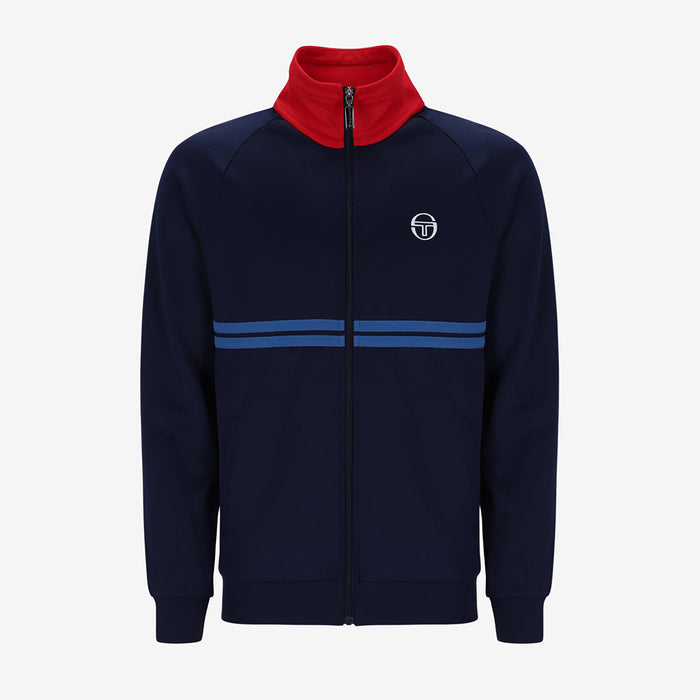Dallas Track Top In Maritime Blue/Adrenaline Rush/Nautical Blue