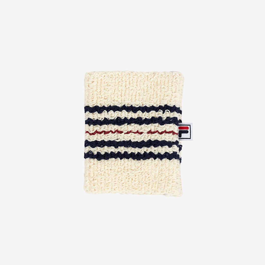 Wristband Rory in Gardenia/Chinese Red/Peacoat Blue
