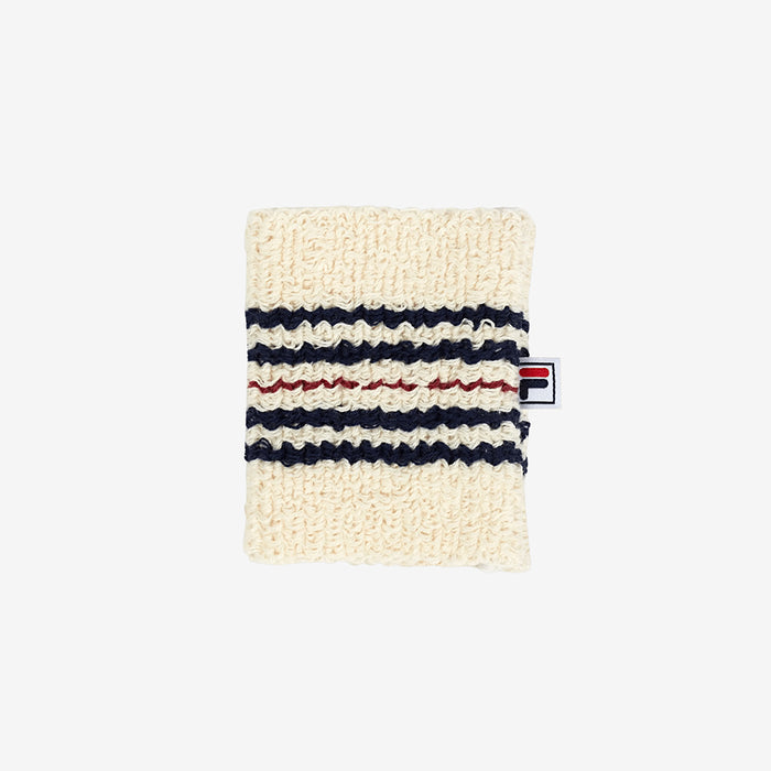 Wristband Rory in Gardenia/Chinese Red/Peacoat Blue