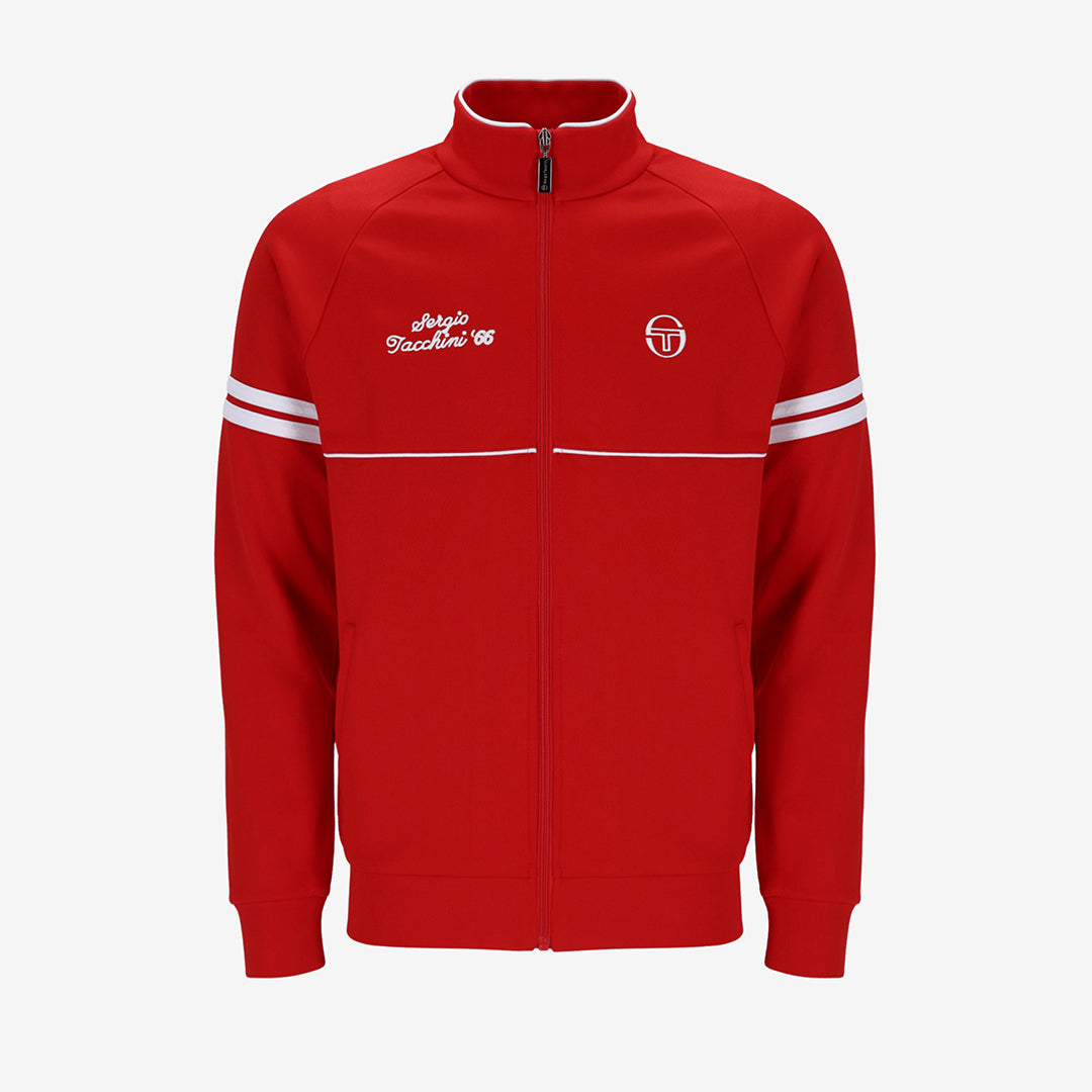 Orion Davis Track Top In Adrenaline Rush/White