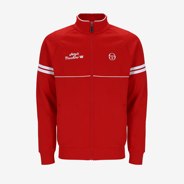 Orion Davis Track Top In Adrenaline Rush/White
