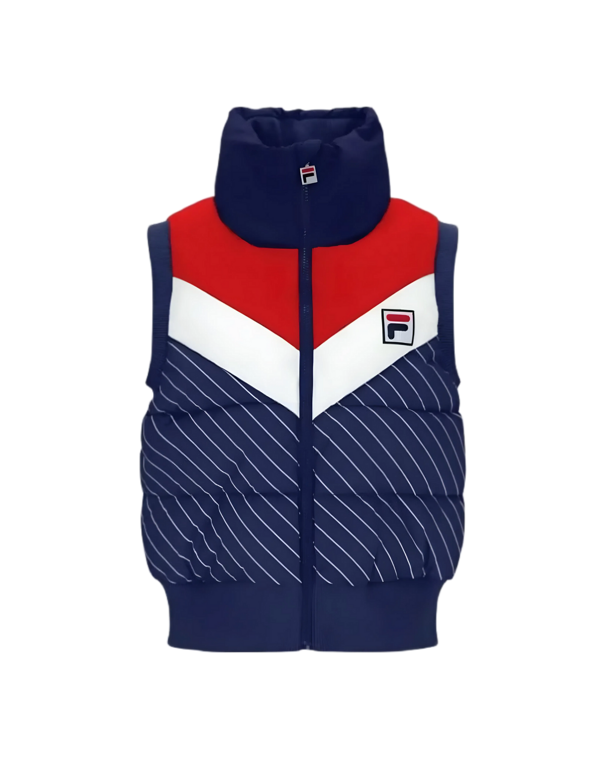 Fila Julie Sleeveless Puffer in Navy