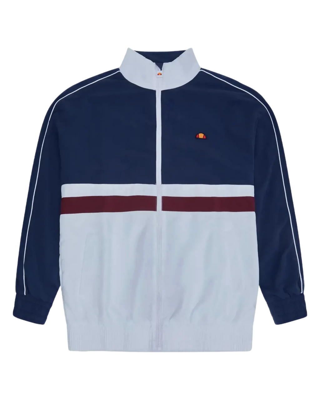 Ellesse Viaronna FZ Jacket In Navy/White