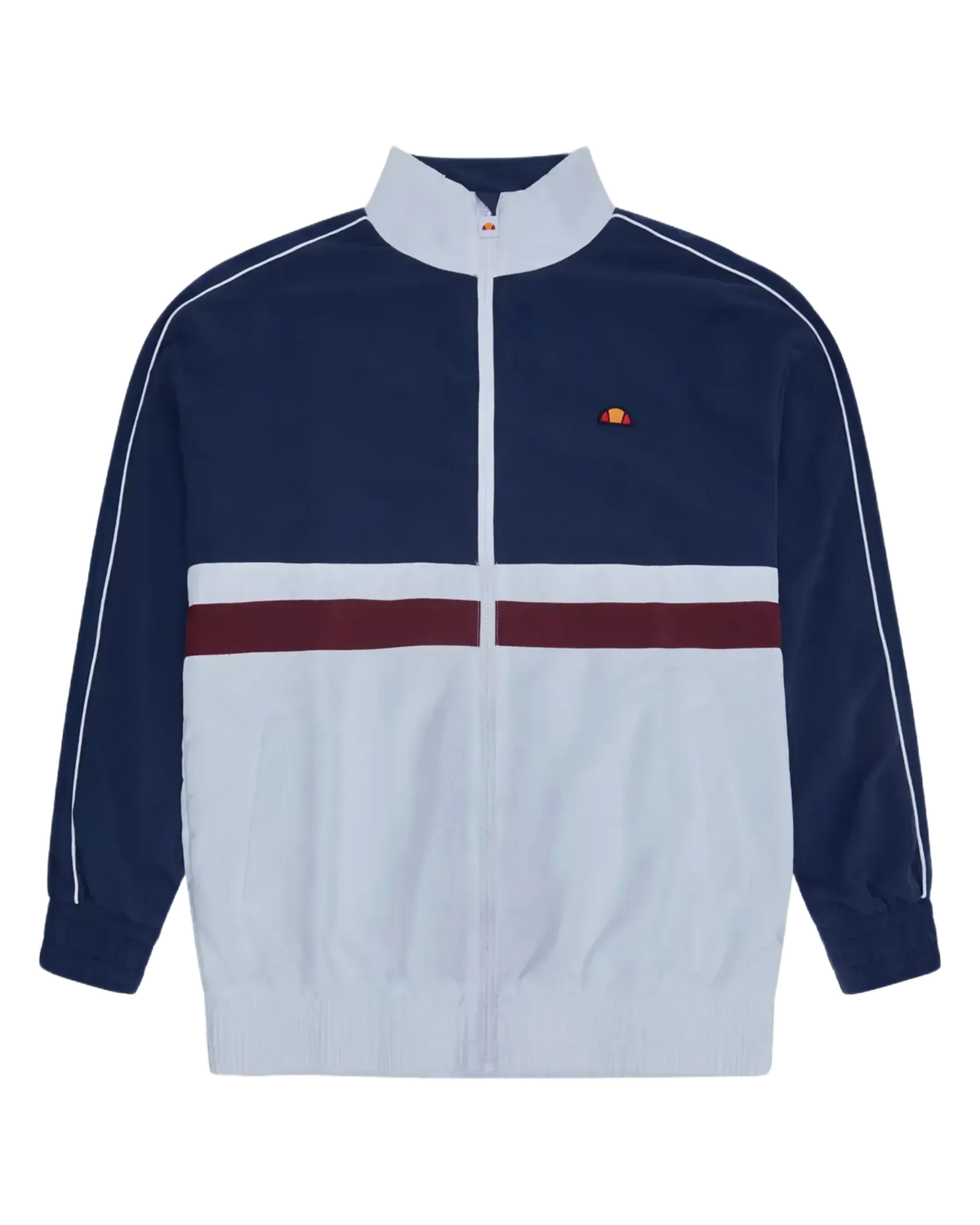 Ellesse Viaronna FZ Jacket In Navy/White