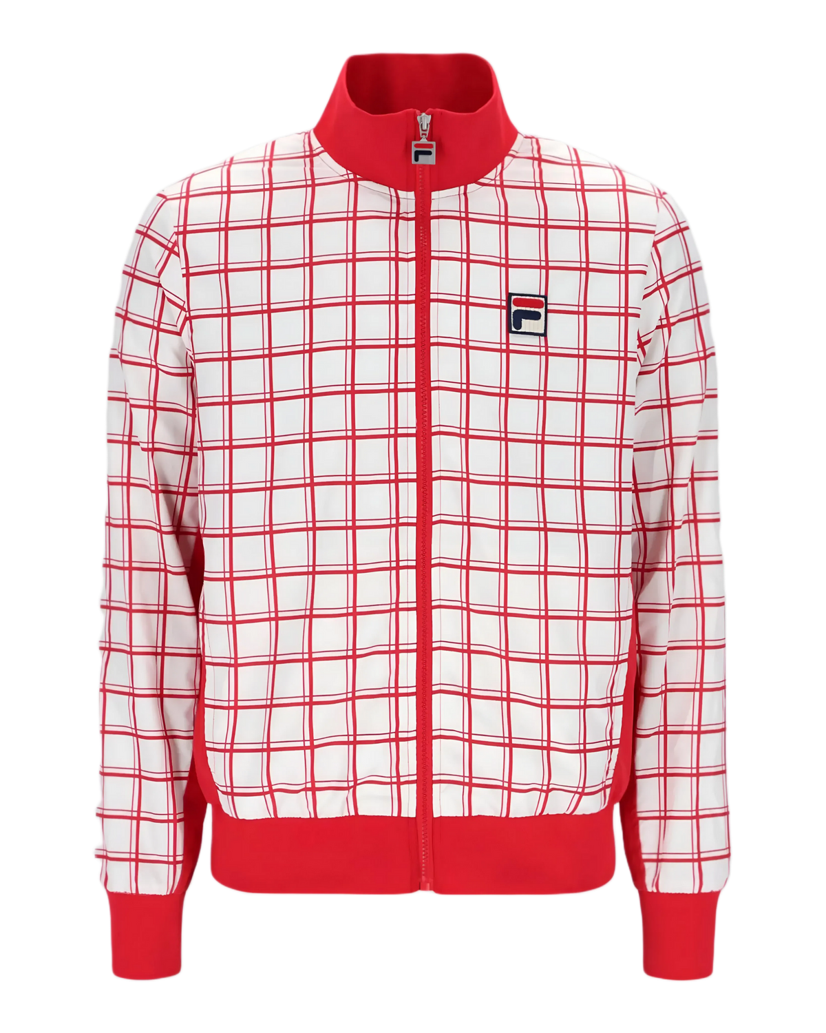 Fila Morgan Track Top In Red/Gardenia