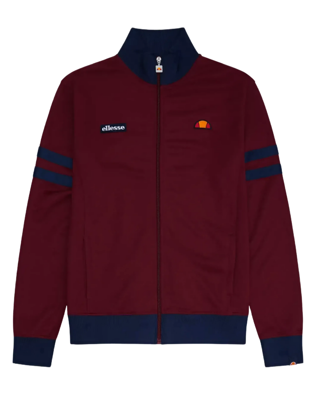 Ellesse Roma Track Top In Burgundy