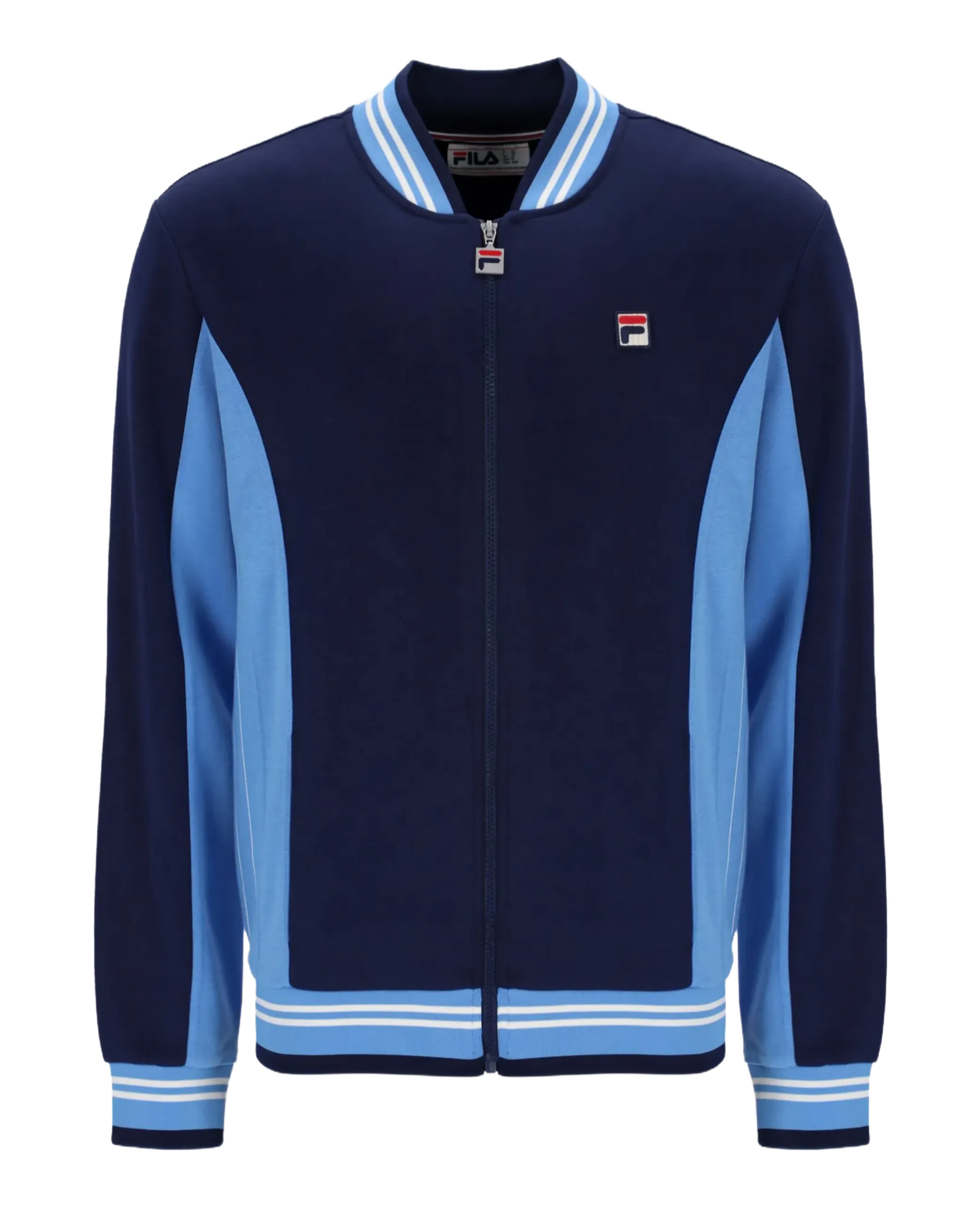 Fila Settanta Jkt Baseball Track Jacket in Fila Navy/Regatta/Gardenia