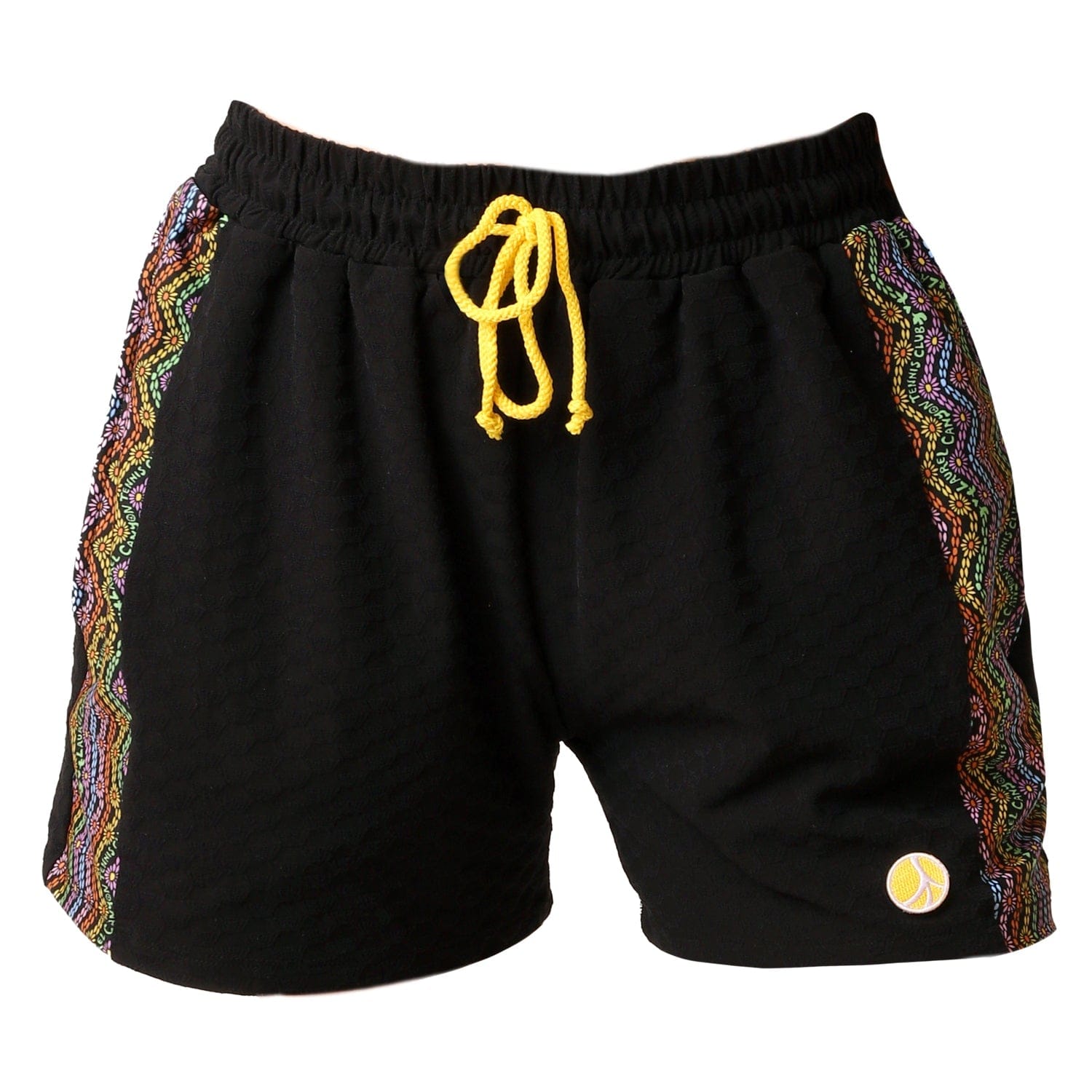1972 Unisexy Tennis Shorts in Black