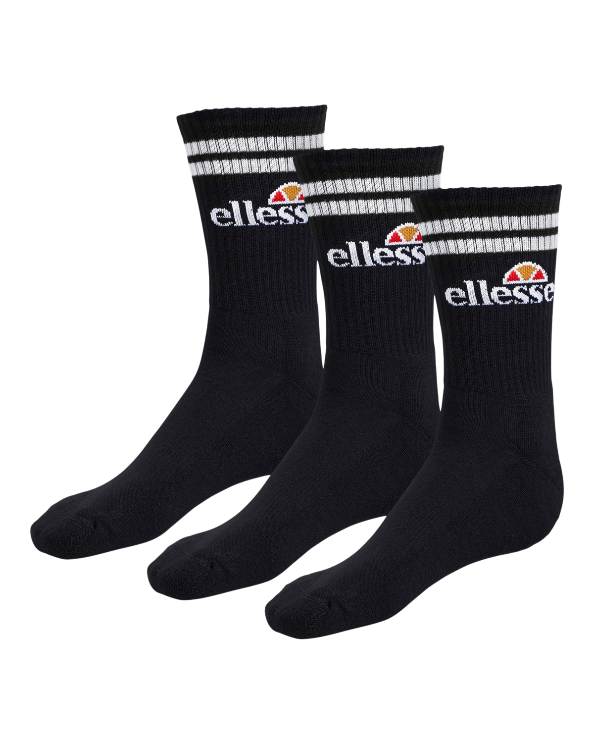 Ellesse Pullo 3PK Socks In Black