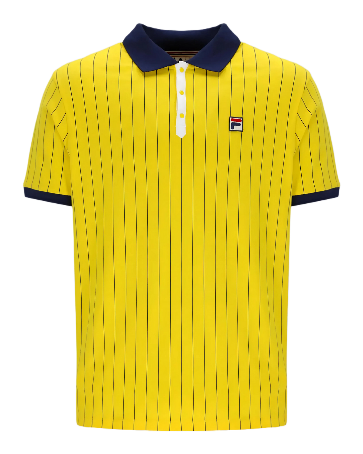 Fila BB1 Polo Shirt In High Visability/Navy/White