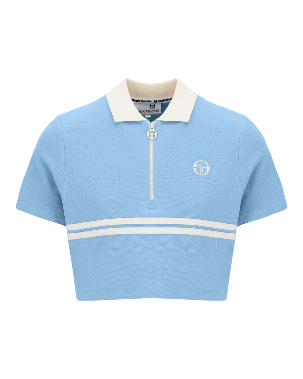 Sergio Tacchini Miss Supermac Polo Shirt In Clear Sky