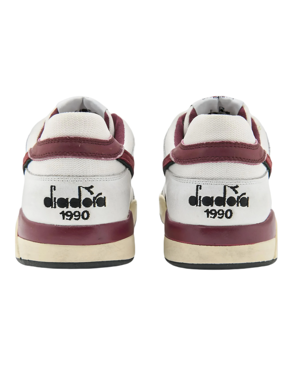 Diadora B.560 in White/Ruby Wine