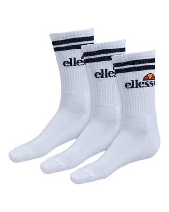 3 x Pairs of Ellesse Vilas Heritage Socks in White