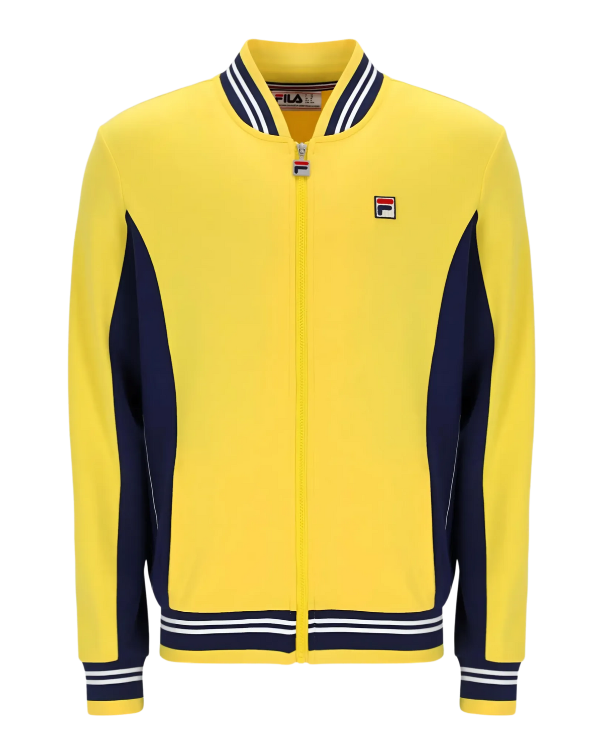 Fila Settanta Track Top In High Visability/Navy/Gardenia