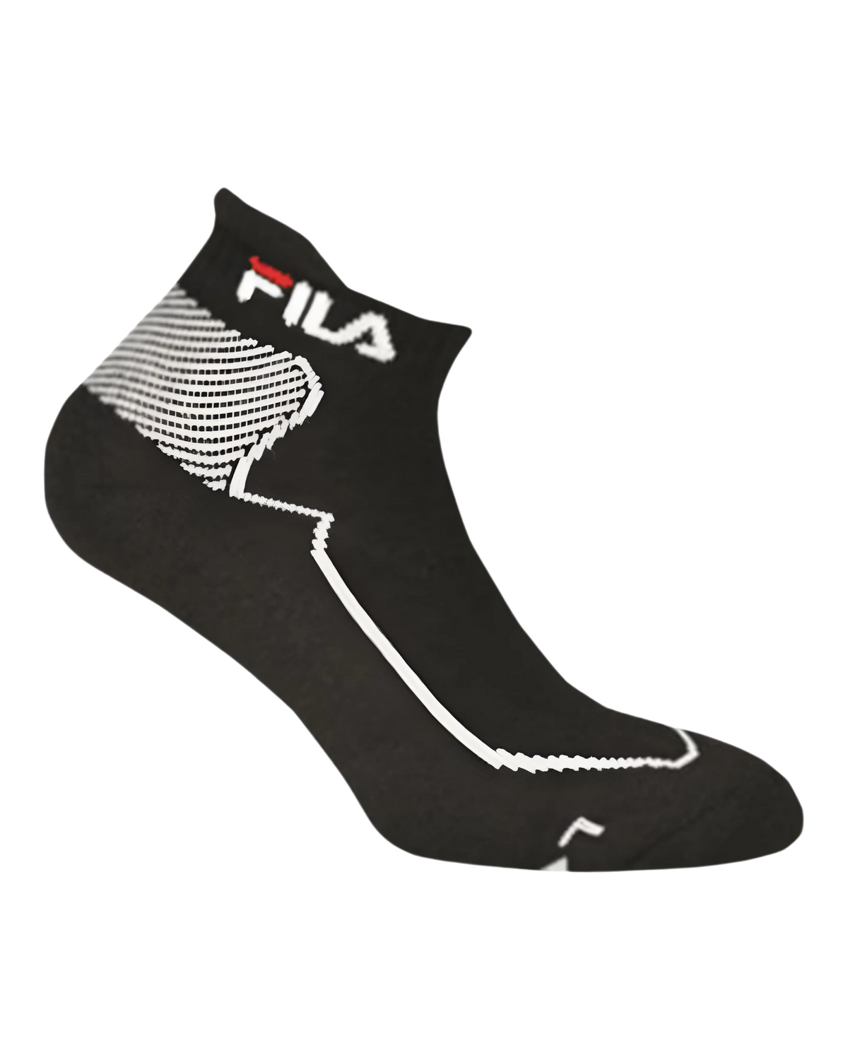 Fila Heritage Short Tennis Socks Black