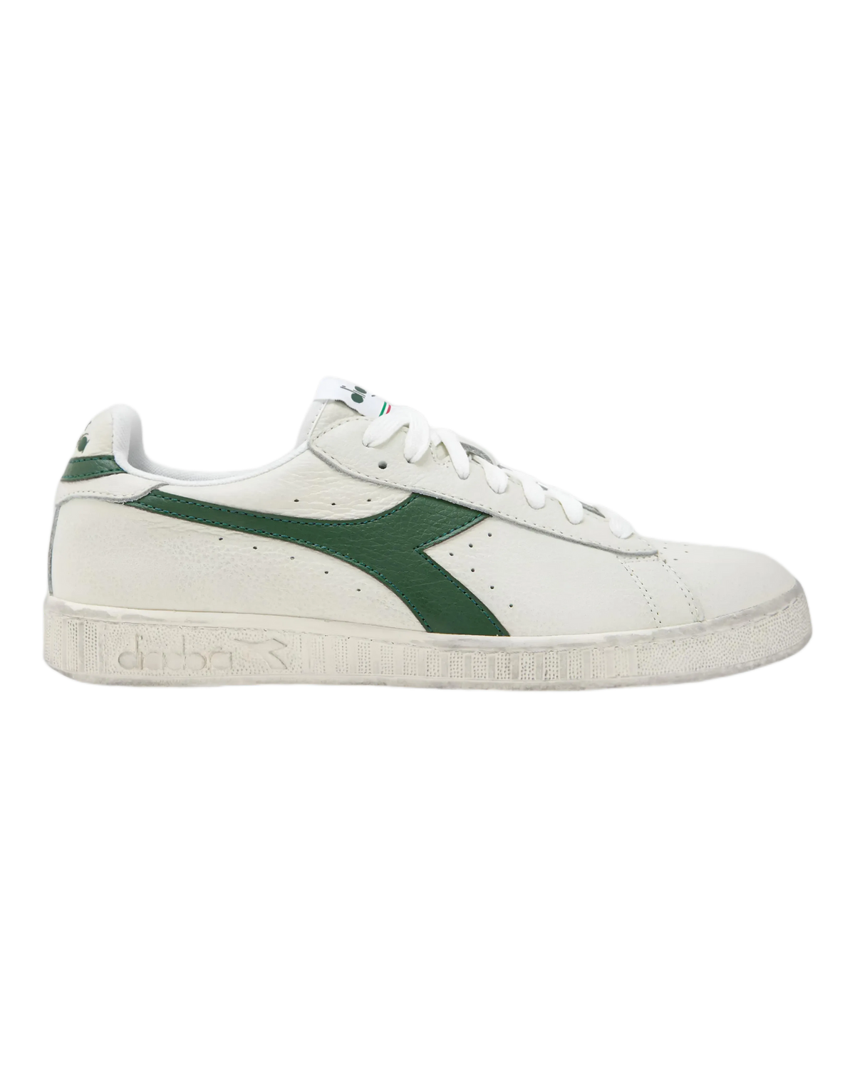 Diadora Game L Low Waxed White/Fogliage Green