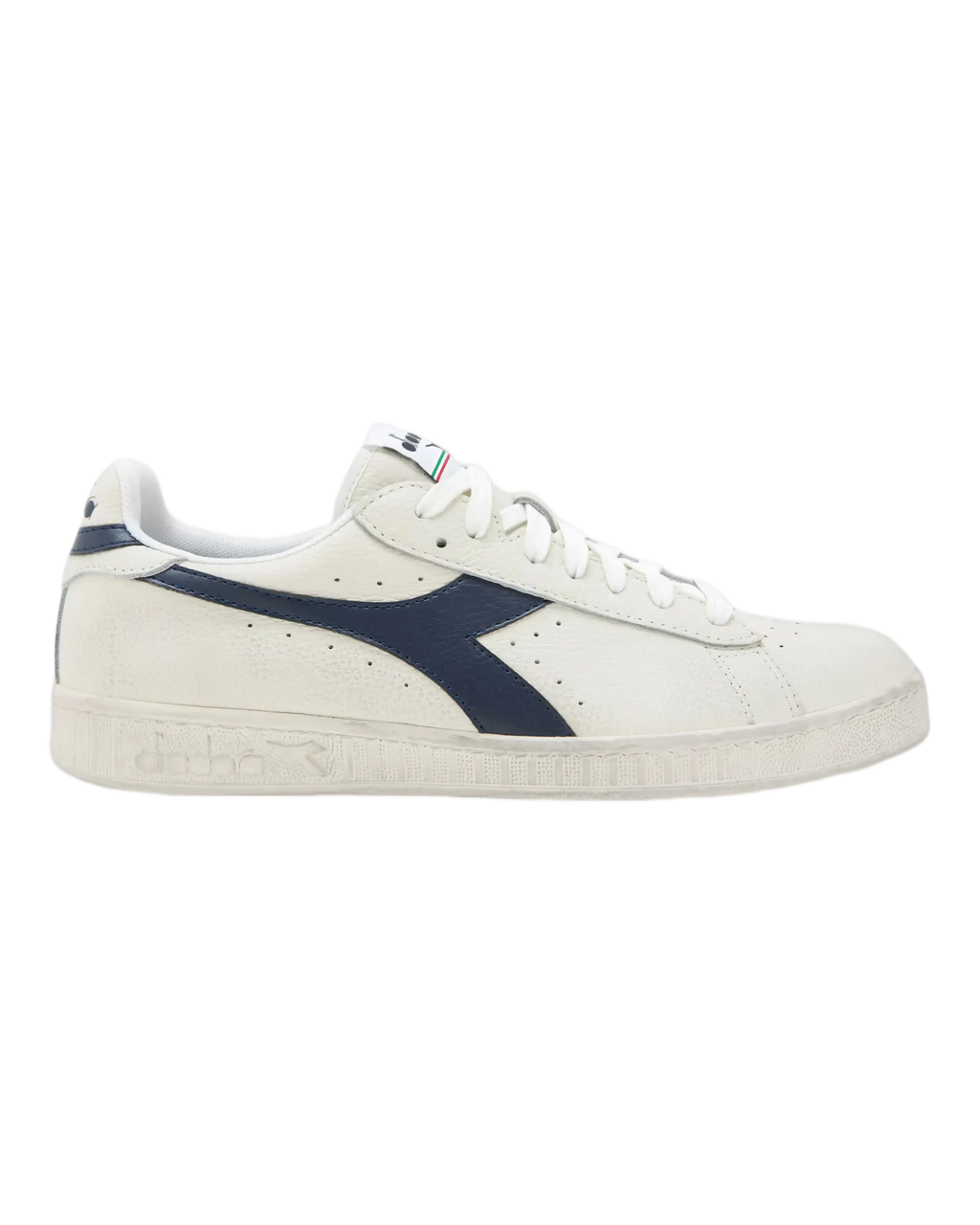 Diadora Game L Low Waxed White/Blue Caspian