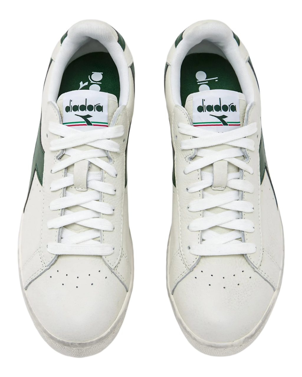 Diadora Game L Low Waxed White/Fogliage Green