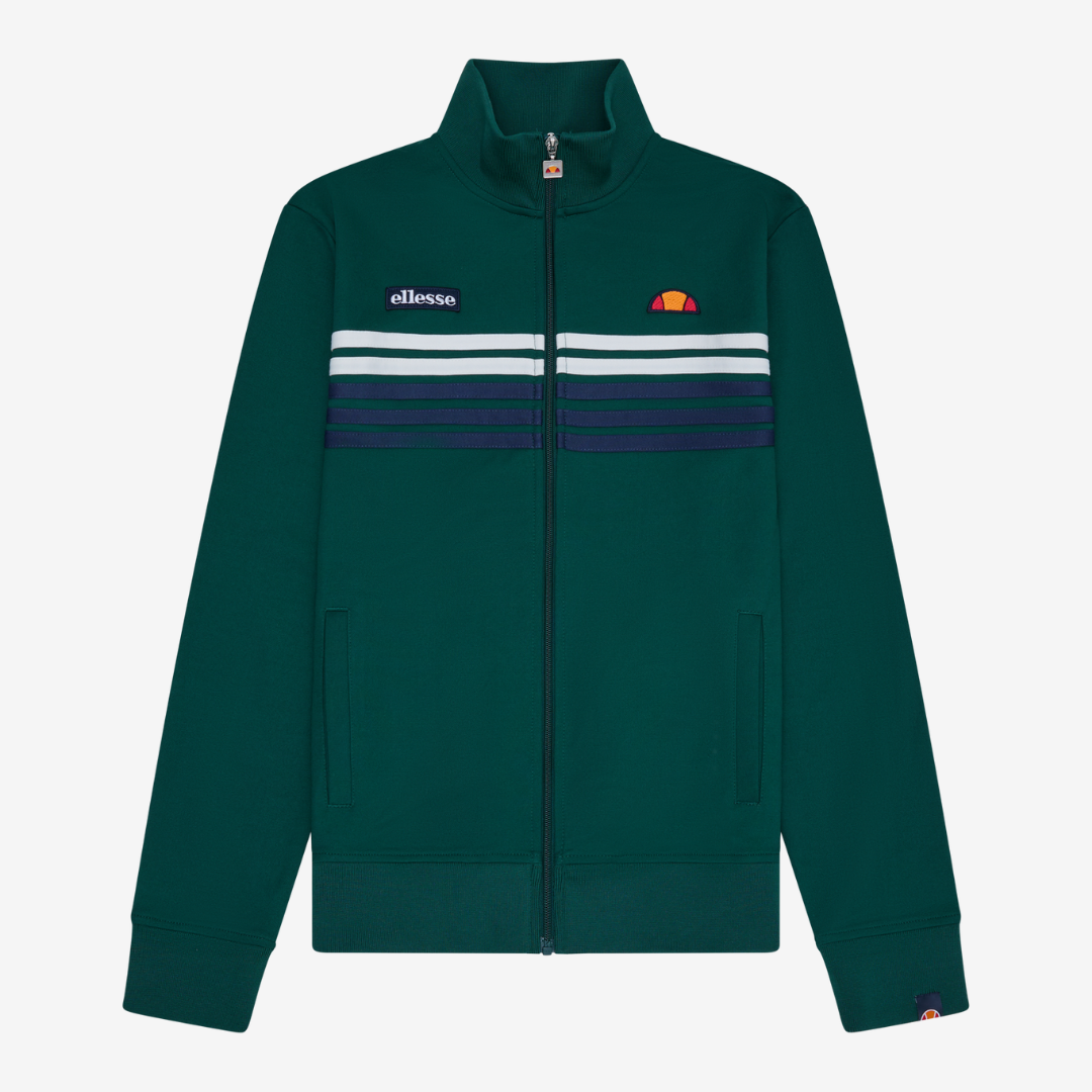 Vicenza Track Jacket in Dark Green