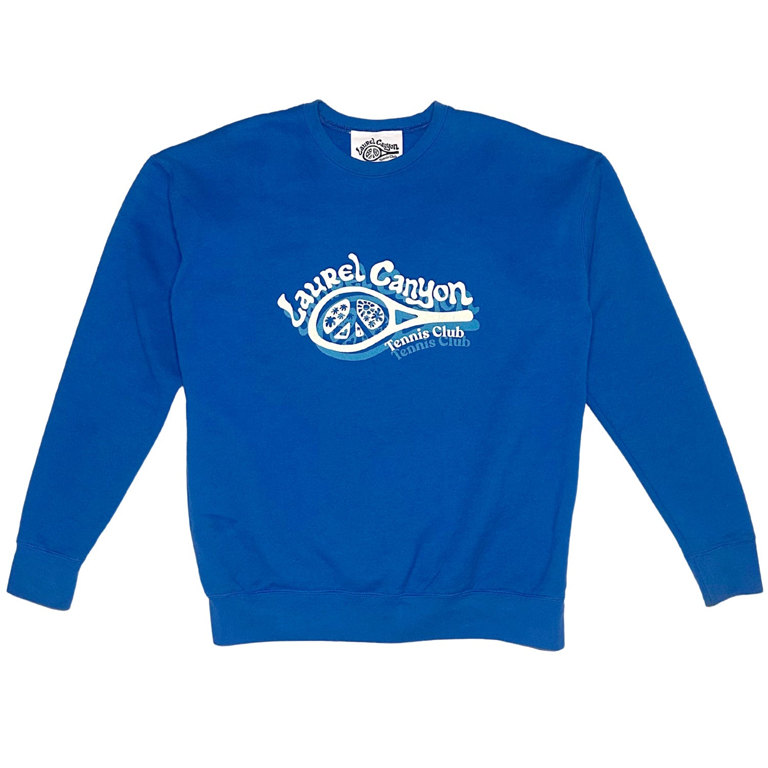 Unisex Laurel Canyon Tennis Club Crewneck Sweatshirt in Blue