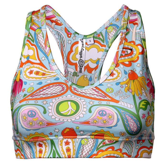 Love All Paisley Printed Sports Bra
