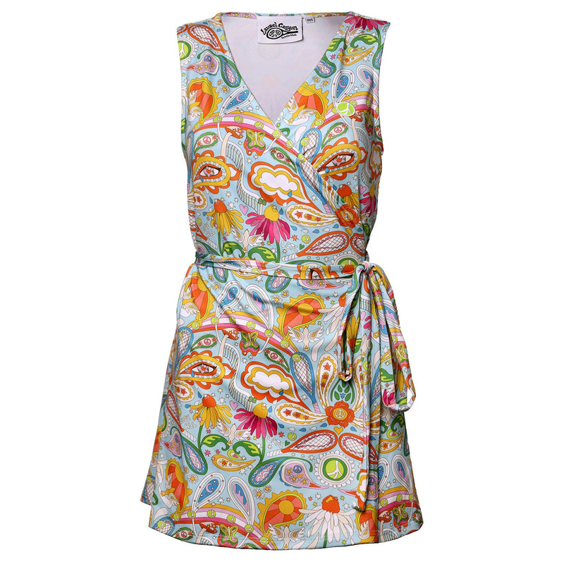 Love All Paisley Printed Tennis Dress
