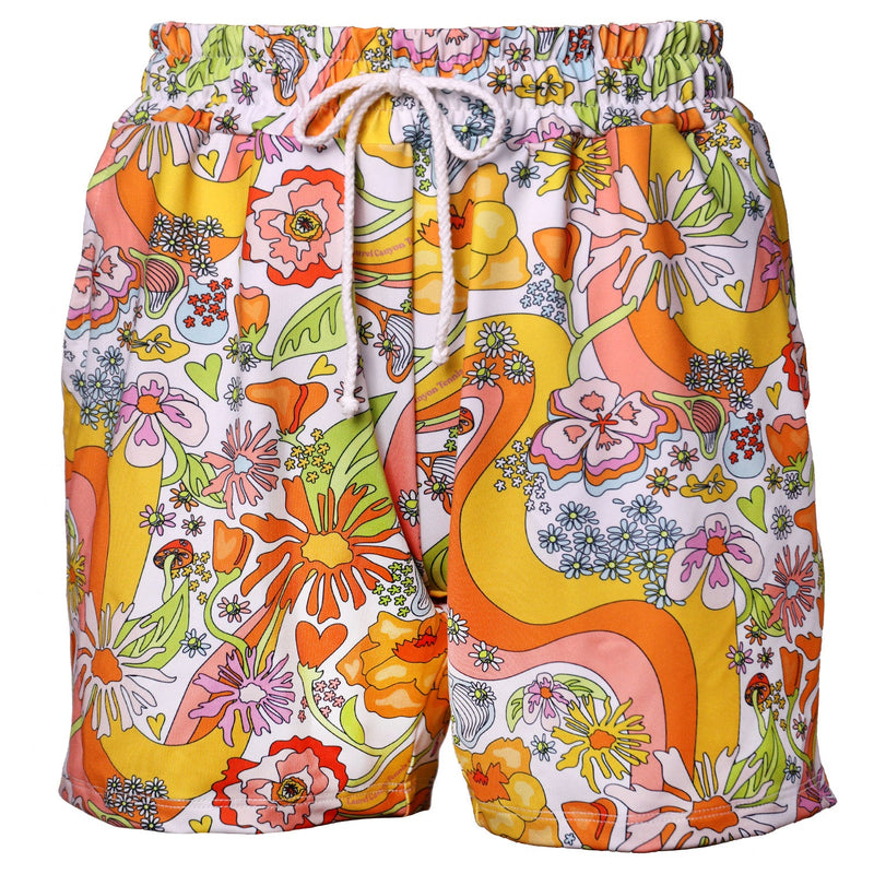 Melty Racquet Unisexy Floral Printed Tennis Shorts