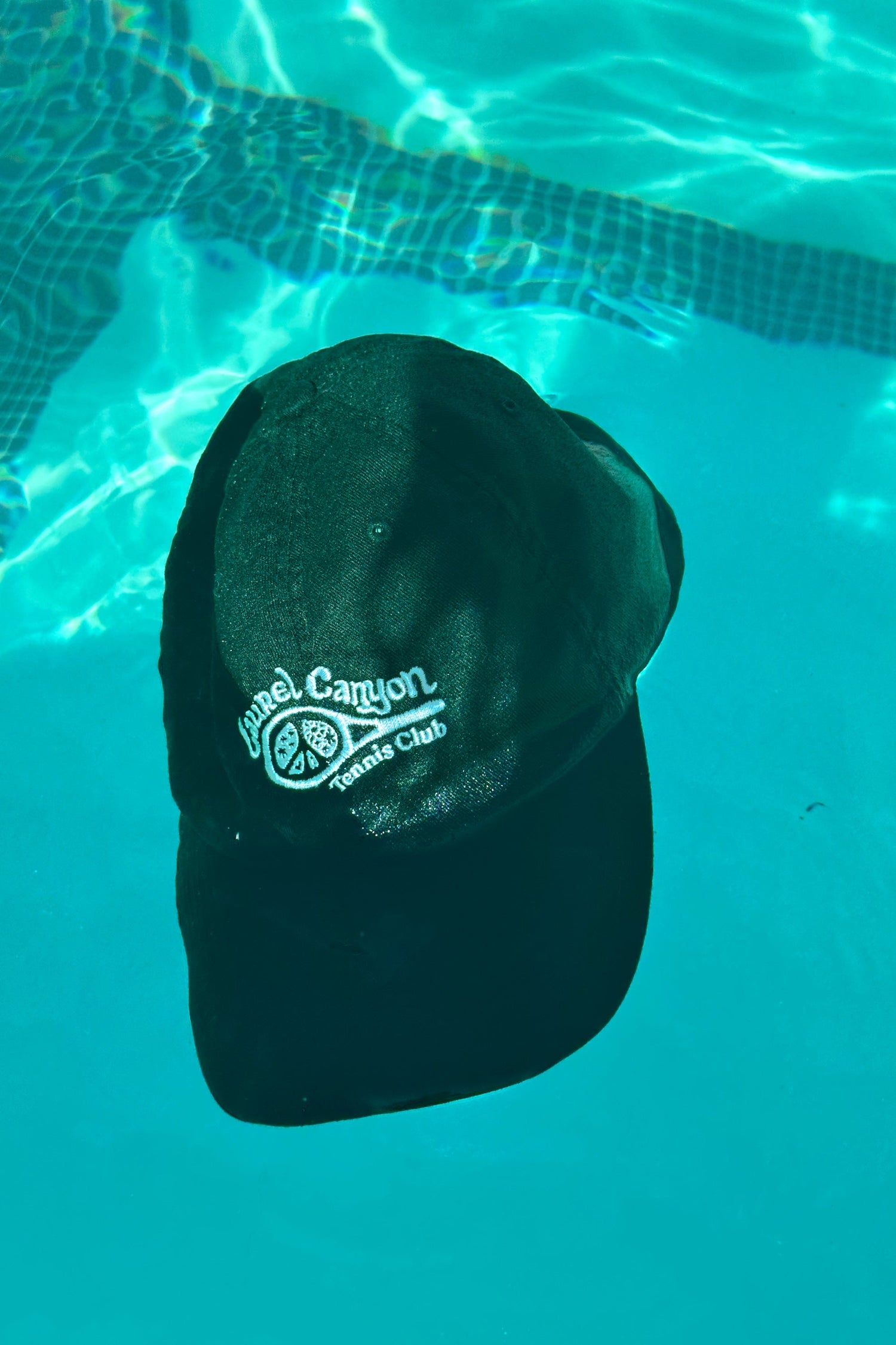 Unisex Laurel Canyon Tennis Club Embroidered Cotton Tennis Hat in Pacific Green