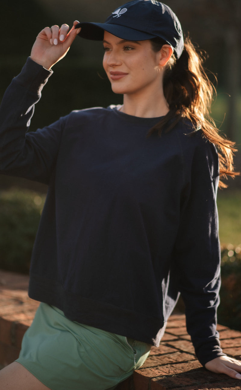 Classic Lightweight Sweatshirt - Navy