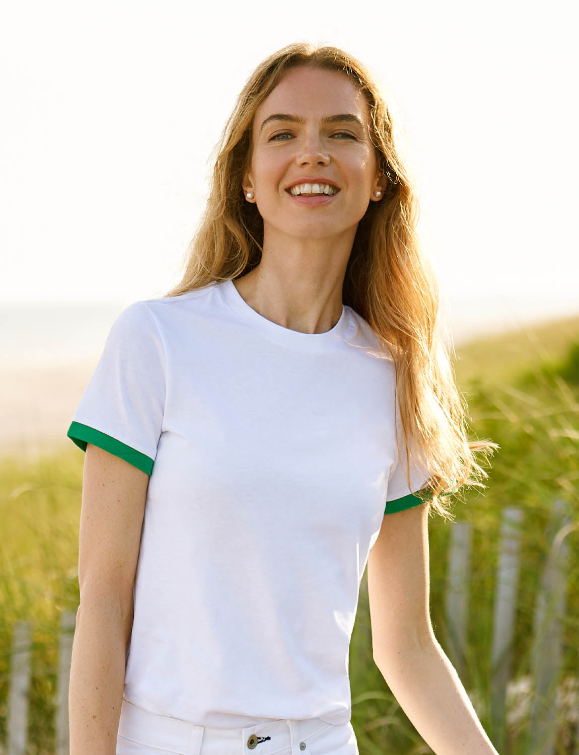 Pierson Tee with White Collar